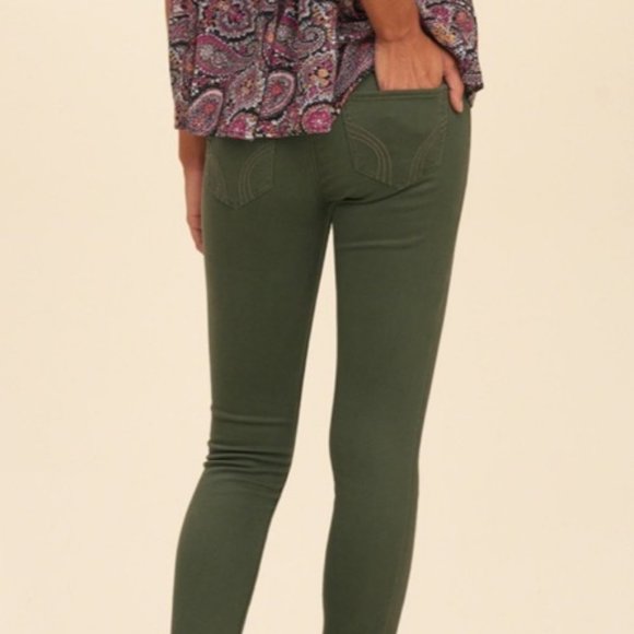 Hollister Olive Skinny Pants size 26 - Picture 1 of 6